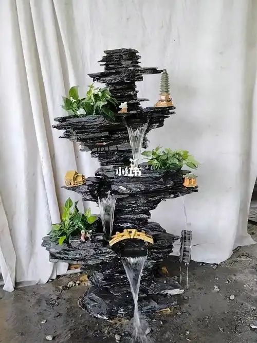 客户定制的假山流水
