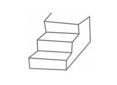 素描简笔画画楼梯