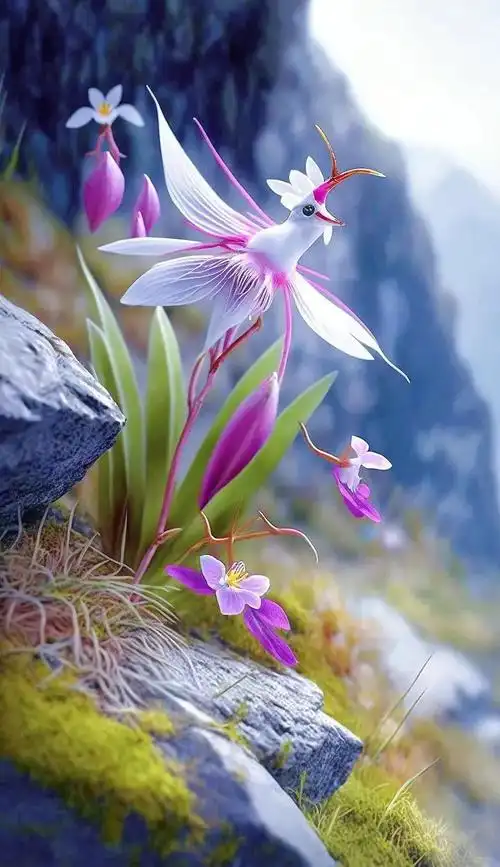 一组神奇的花草