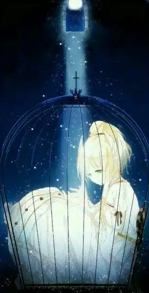 有没有将动漫人物关在笼子里的图片?