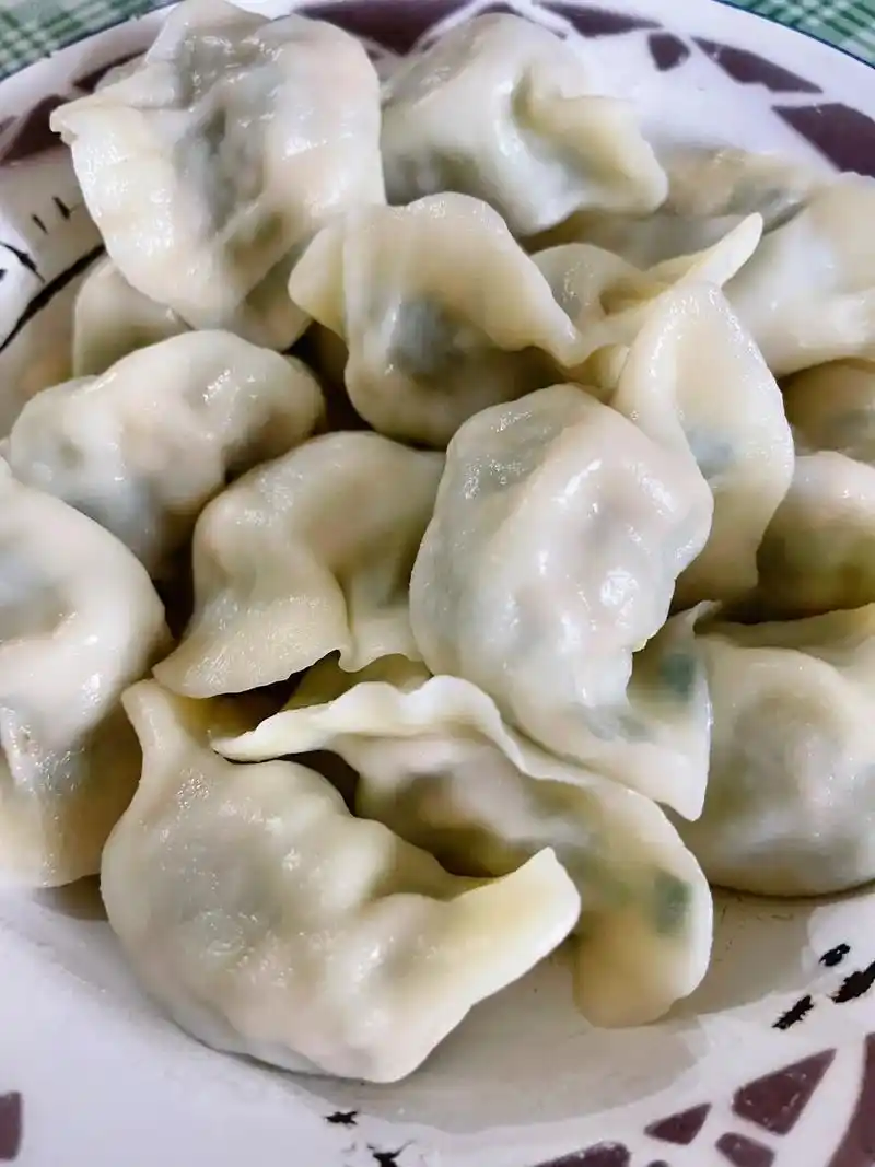 包饺子啦……姥爷 今天立冬了