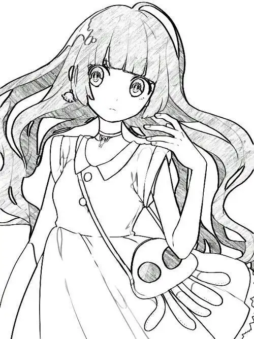 手绘女生卡通简笔画男孩和动物的动漫简笔画动漫小人物简笔画可爱动漫