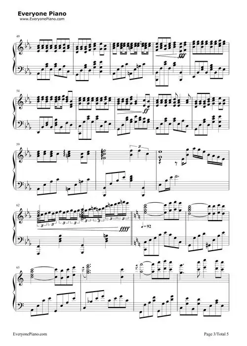 《北京东路的日子》完美演奏版-汪源五线谱预览3