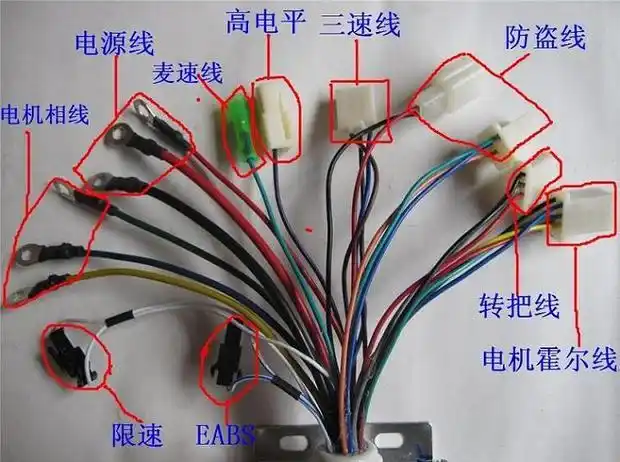 电动车控制器接线图
