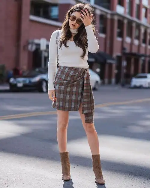 个子矮 腿粗如何穿短裙(一):小个子为什么穿短裙易显矮?