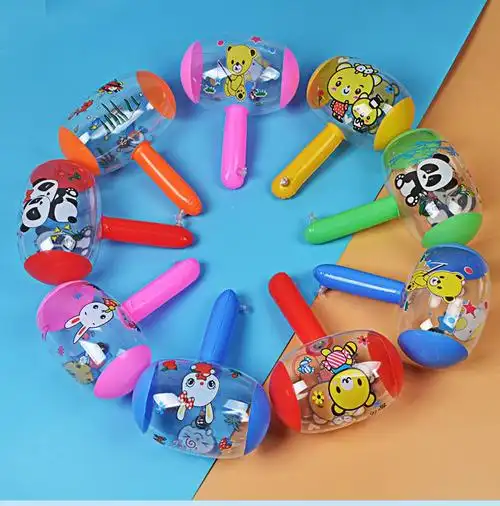 空气锤充气锤子玩具榔头新年活动礼物空气儿童敲打气锤吹气大塑料锤12