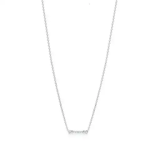 tiffanyco蒂芙尼tiffanyfleurdelis系列女士铂金镶嵌钻石项链380