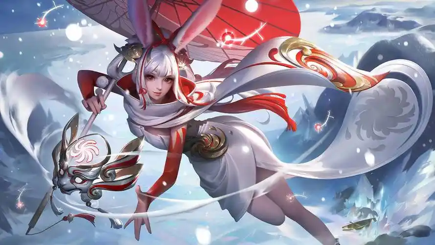 祈雪灵祝-公孙离《王者荣耀》 4k电脑高清壁纸