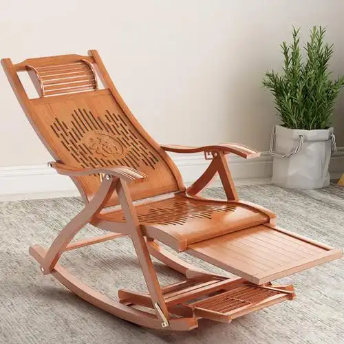 摇椅躺椅大人逍遥老人摇摇家用夏季藤编阳台摇椅