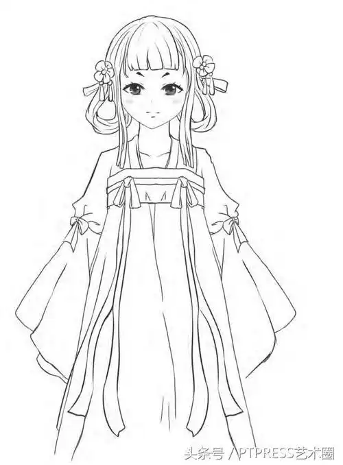 漫画素描技法|了解这些,古风美女怎么画都不会跑错时代