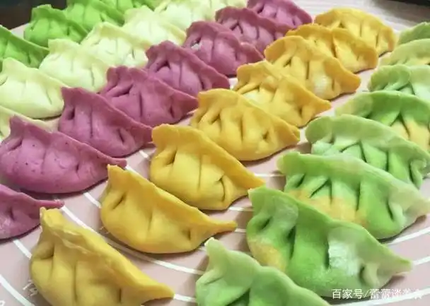 新手也能做出美味的彩色饺子,七彩斑斓又美味,一学就会