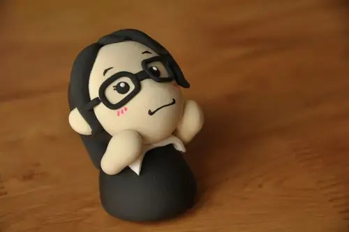 商业用途-禁止个人用途                          两个超轻粘土人偶