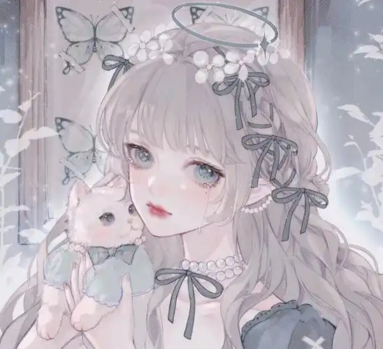 神明半途耍了诈,带走了青春也带走了她"古风头像 "二次元 &