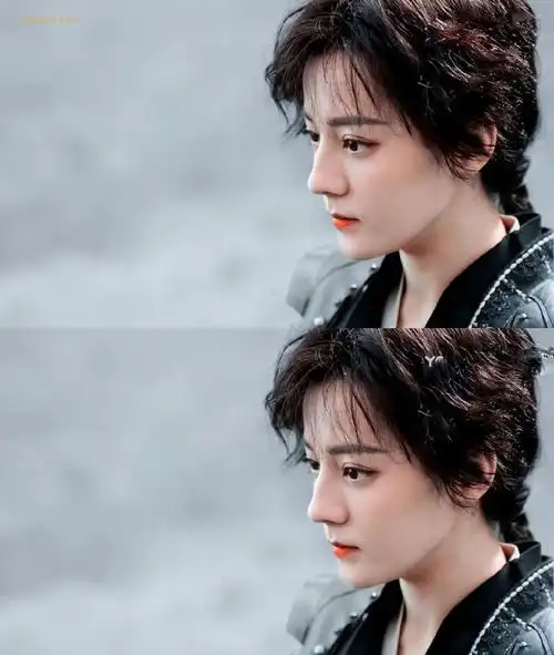 迪丽热巴短发好有少年感#迪丽热巴《与君初相识》纪云禾短发造型满满