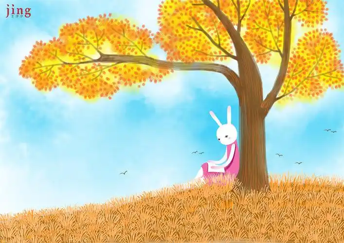 兔年插画合集 60幅艾玩兔横版壁纸插画