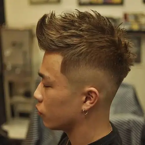 男士莫西发型干