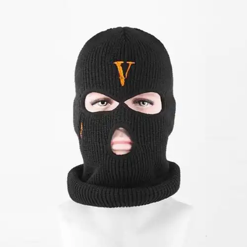 头套中国匪帮悍匪刺绣vl冷帽毛线个性帽子帽子