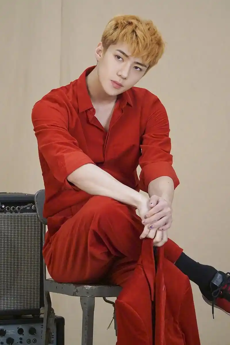 exo吴世勋最新时尚写真帅气图片