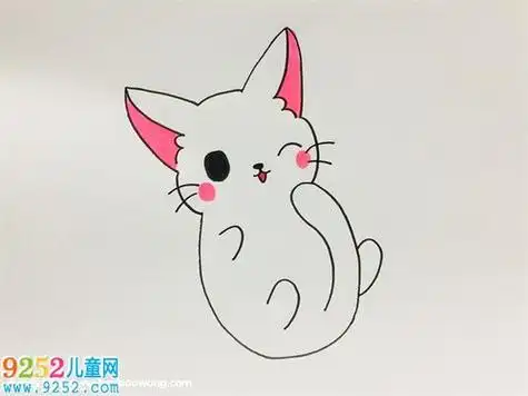 猫怎么画简单又漂亮 小猫简笔画猫的简笔画教程