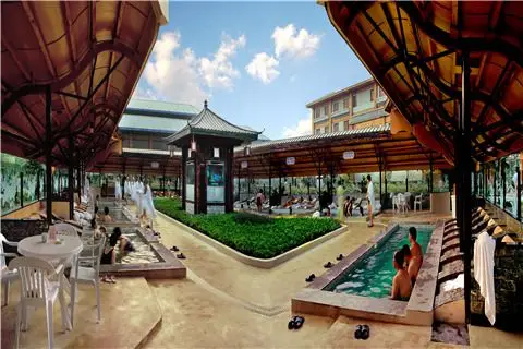 沐浴斋戒来天沐 焚香礼福到东林 庐山天沐温泉豪华单间1间 2人自助