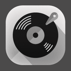 音乐 开启动画.后台运行时展示的状态.