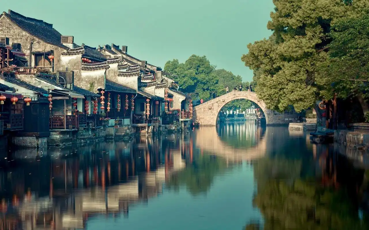 朦胧江南水乡唯美高清桌面壁纸