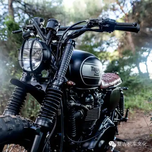复古改装凯,凯旋摩托车 scrambler欣赏_机车网