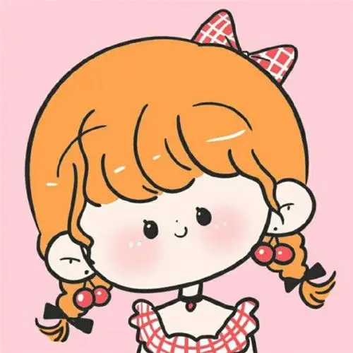 卡哇伊卡通简约唯美女生头像开朗活泼可爱风