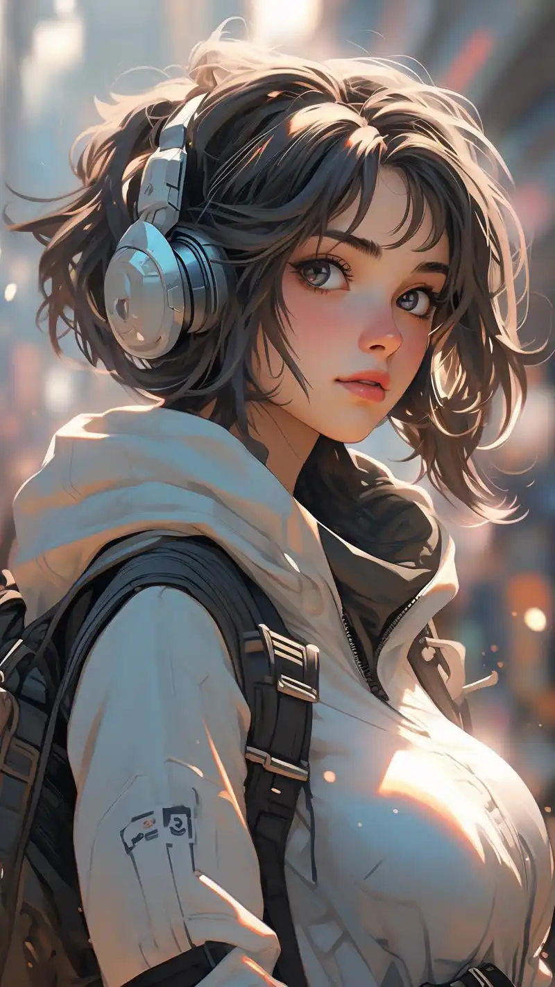 二次元动漫女生高清壁纸94 为你的手机换上一款二次元动漫女生的