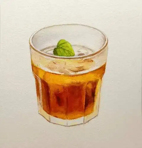 画一杯沁人心扉的彩铅凉饮