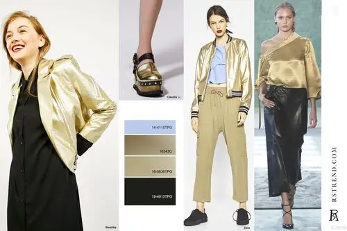 色彩分析——柔和金色-流行趋势发布区 - 穿针引线服装论坛