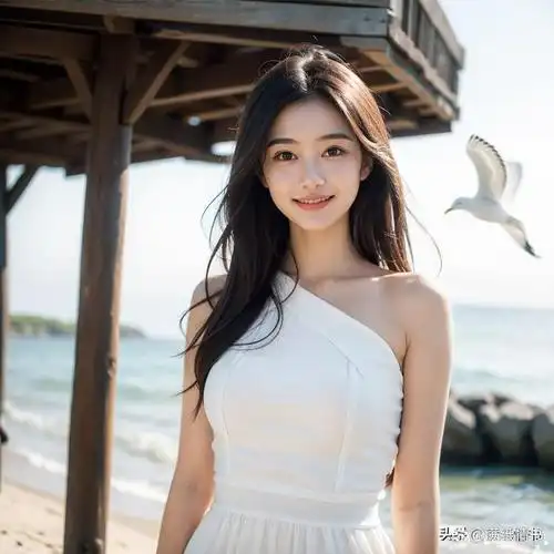 皮肤白皙,五官清秀,身材苗条,让人看了就心动.