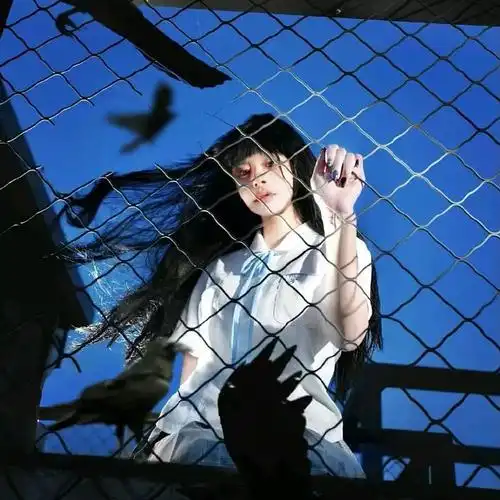 女头超话一期蓝色意境系·女头94#女头##无水印头像