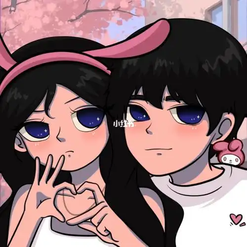 手绘头像  #情侣头像  #动漫情头