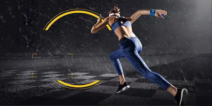 简约风健身瘦身宣传海海报背景素材