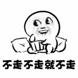 不走不走就不走 - 你走 我不走 _装逼_斗图表情