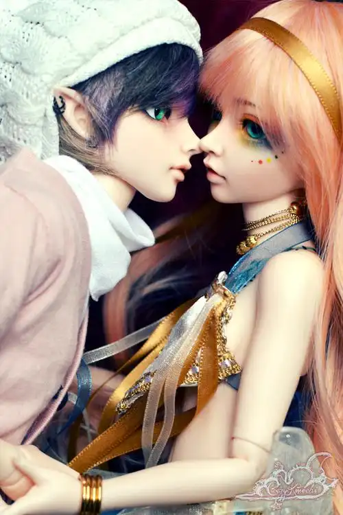 日本动漫sd娃娃bjd玩具人偶手伴爱情情侣