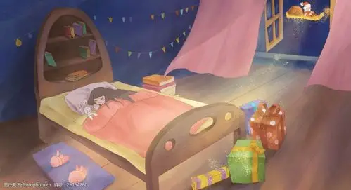 圣诞节梦中的女孩儿