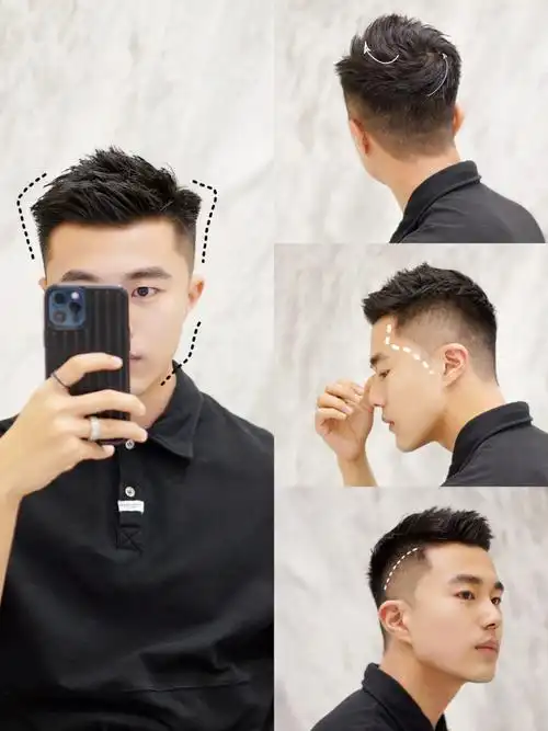 短发男孩子清爽干净0169♂15但现在好多男孩子都是去直接把两边