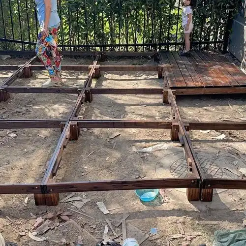 户外庭院防腐木地台露台防腐木平台榻榻米组合平台移动舞台高地板长