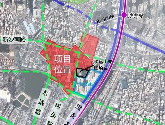 沙井又一巨无霸旧改规划平面图曝光,将打造67万㎡商住综合体_项目