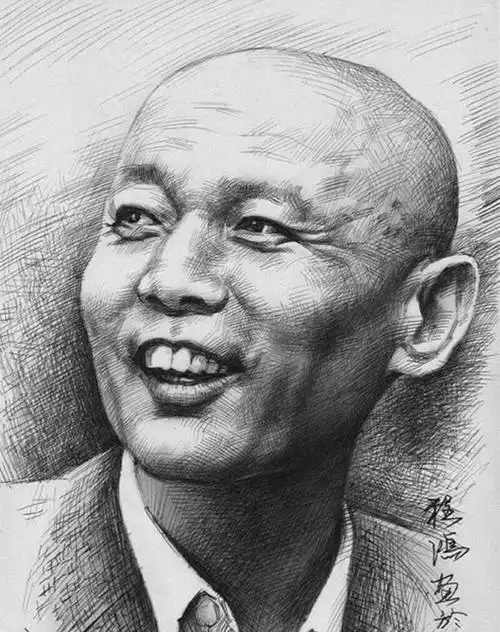 名人肖像素描画欣赏