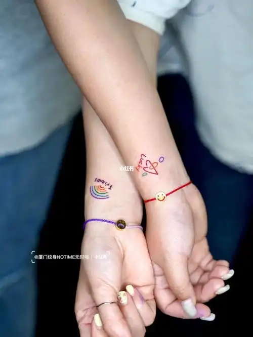 闺蜜小清新纹身可以很可爱 | 厦门纹身