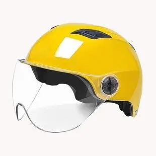 电动车头盔女夏季防晒男半盔防紫外线遮阳四季轻便非摩托车安全帽