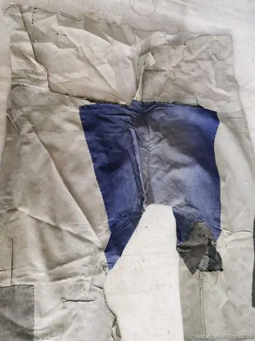 抗战时期补丁裤子
