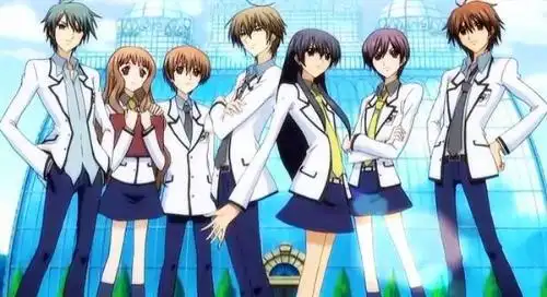 求动漫人物图片,有男有女的多人图,人数越多越好