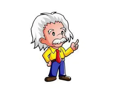 q版爱因斯坦简笔画
