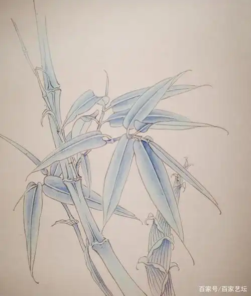 工笔画竹技法教程,值得收藏