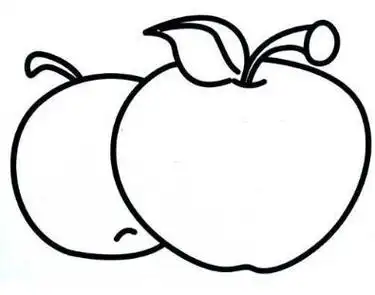 水果简笔画不带颜色