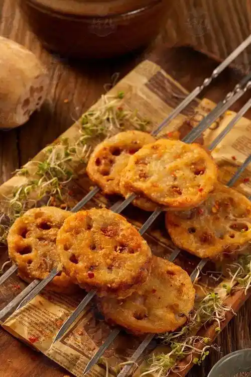 藕合串乌米蜜藕荷仙蛋饺糯米藕香辣藕丝油炸藕条end长按二维码,了解